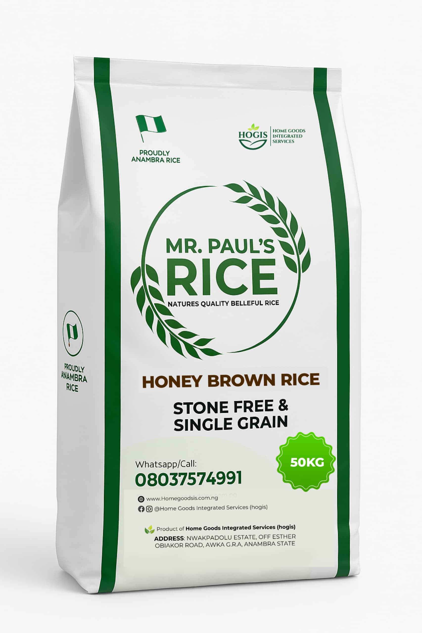 Mr Paul's Honey Brown Rice